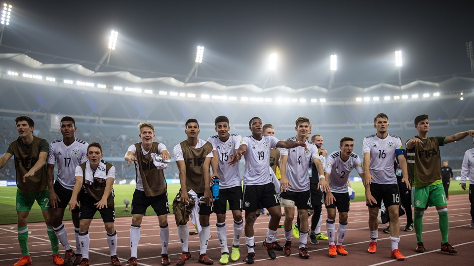 خوشحالی تیم ملی نوجوانان آلمان