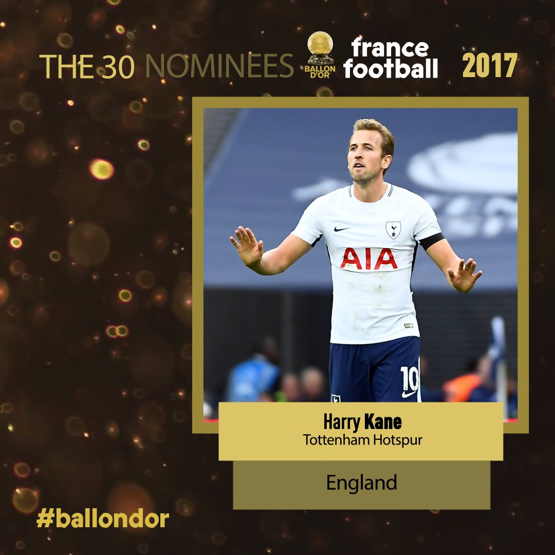 هری کین - توپ طلای 2017