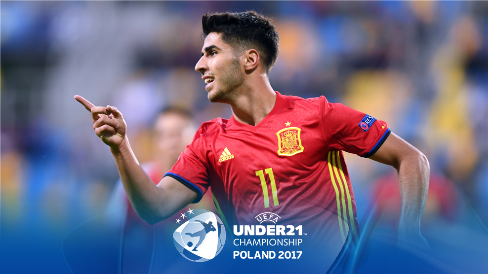 مارکو آسنسیو - اسپانیا - زیر 21 ساله‌های اسپانیا - یورو 2017 - مقدونیه