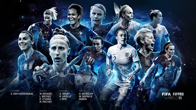 تیم منتخب زنان در سال 2019