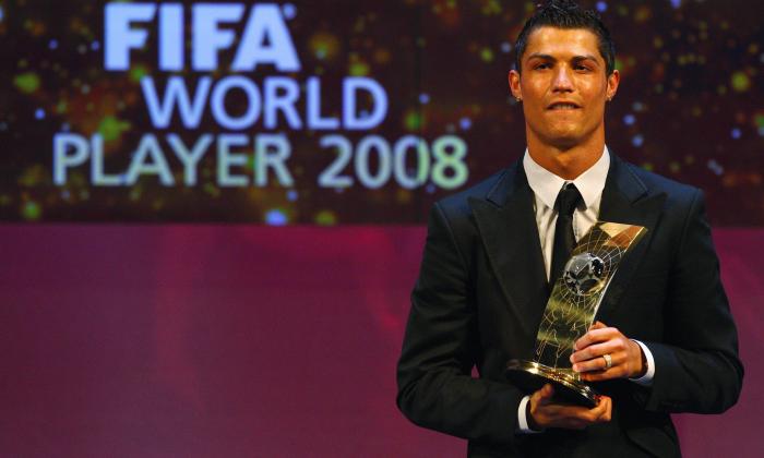 کریستیانو رونالدو بهترین بازیکن سال 2008