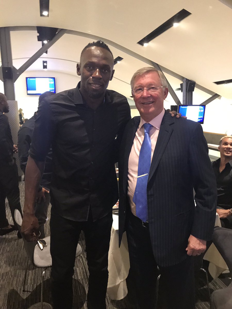 یوسین بولت - سر الکس فرگوسن - Usain Bolt - alex ferguson