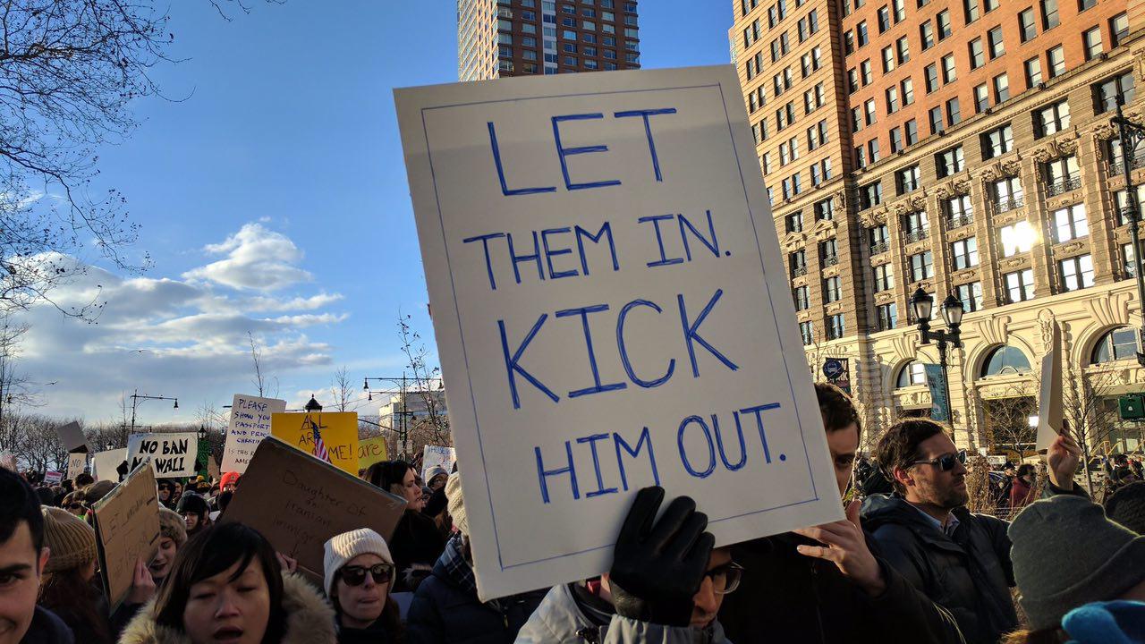 اعتراضات علیه ترامپ در نیویورک