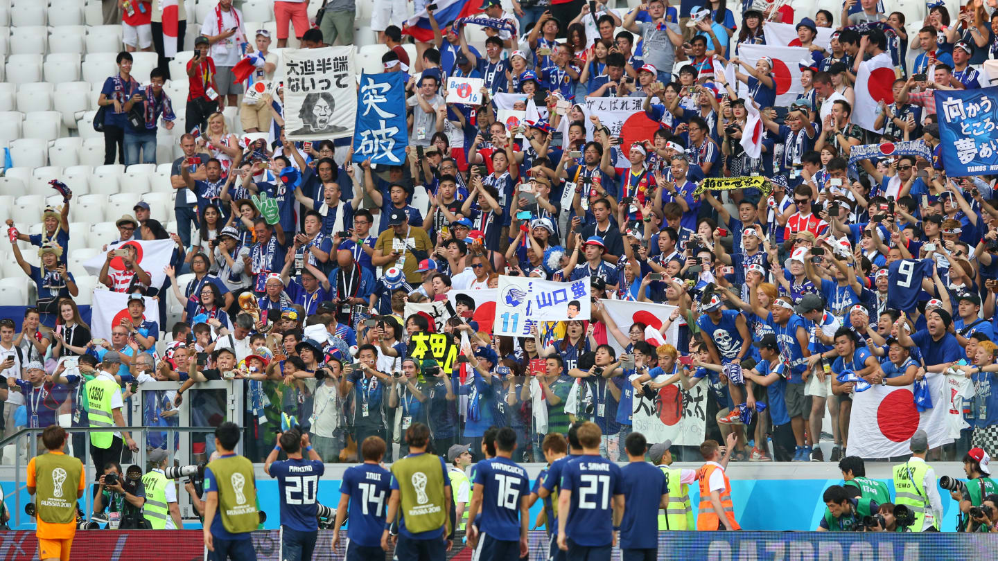 هواداران ژاپن در جام جهانی روسیه