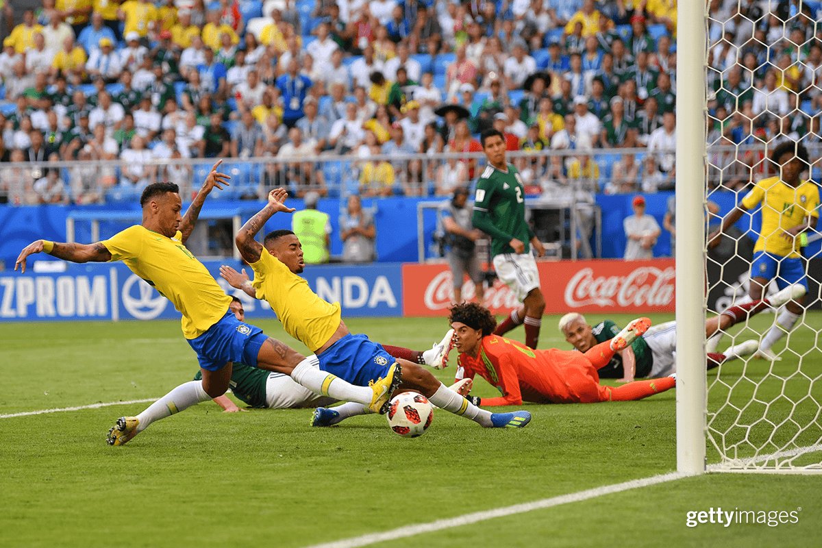نیمار - گابریل ژسوس - تیم ملی برزیل - تیم ملی مکزیک
