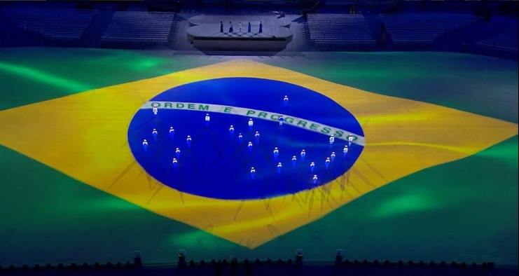 اجرای سرود برزیل در اختتامیه المپیک ریو 2016ًَ